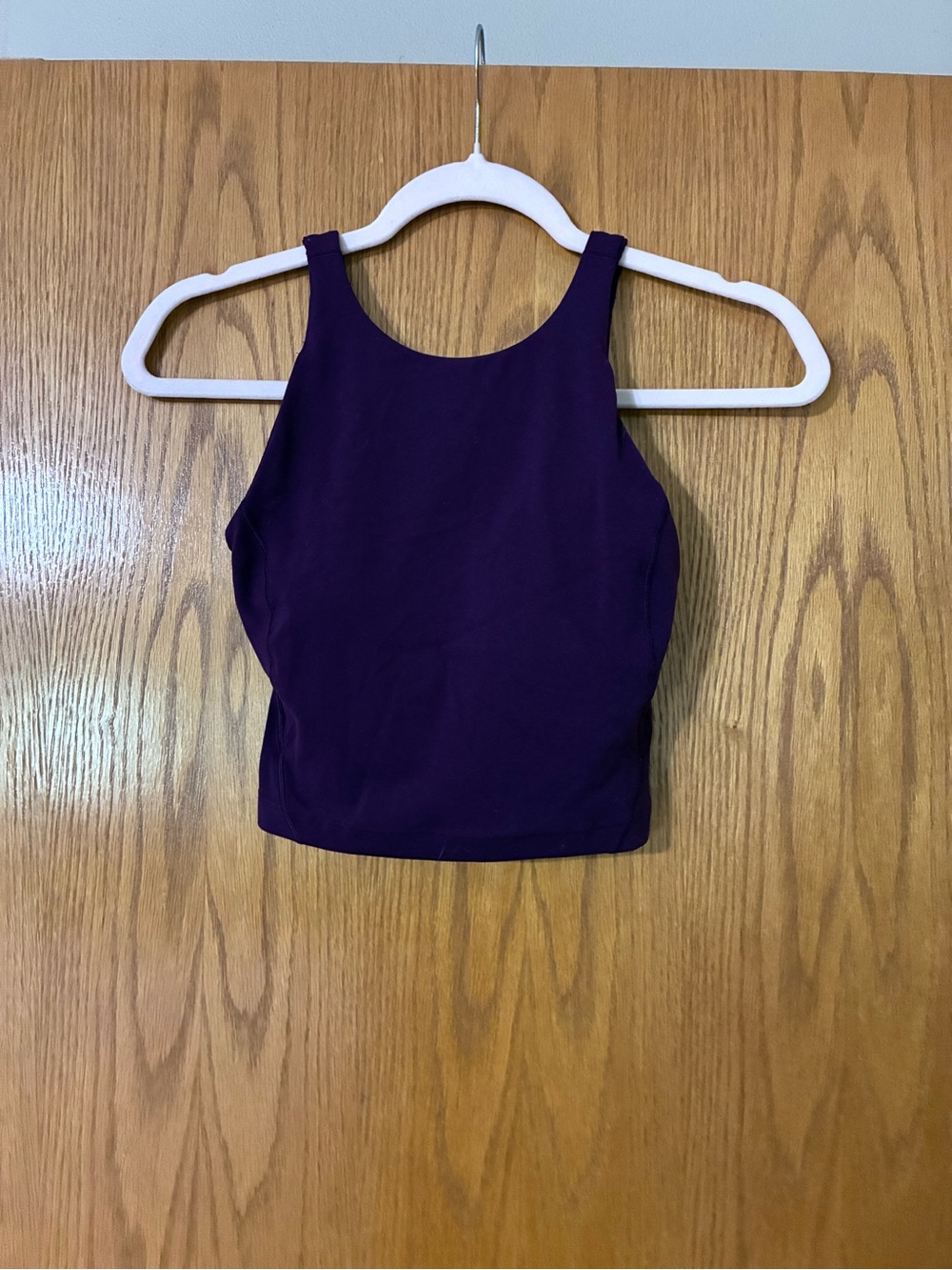 lululemon athletica Women's Scoop-Neck Crop Top - Deep Purple